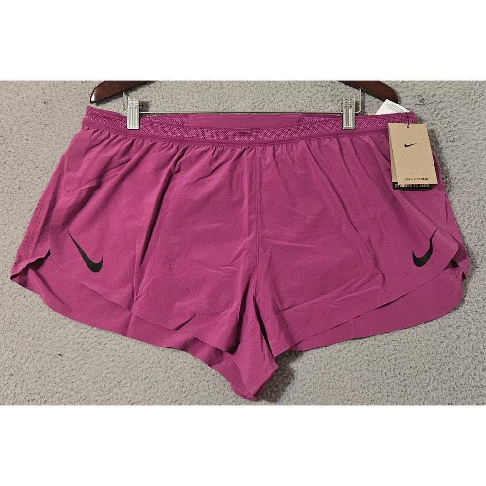 Nike Racing Running Dri-fit ADV Shorts Men's 2XL NWT $90 2" FN3349-518 Fuschia
